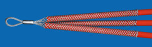 Cable pulling grips for 3 single-cord cables