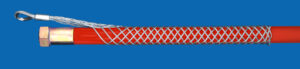 Hose securing grips with 1 side eyelet